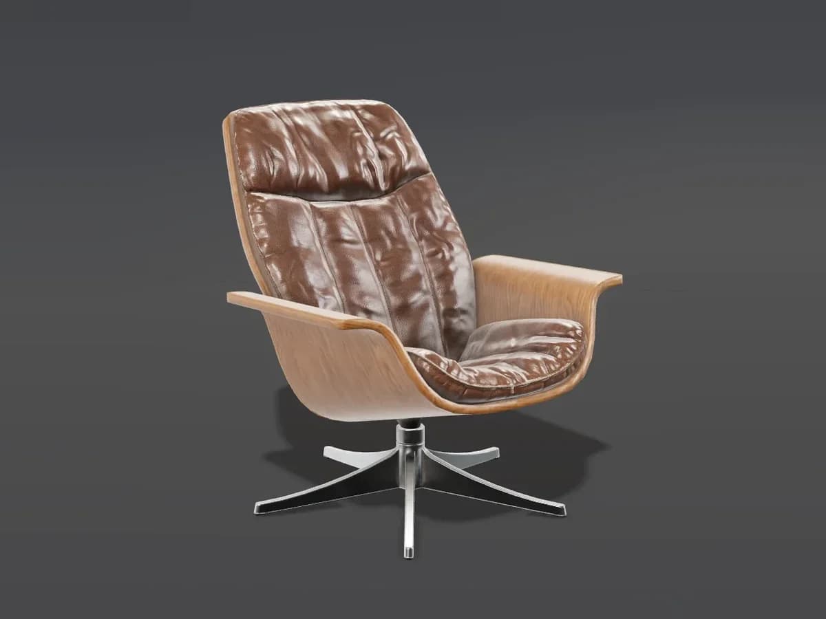 Photoreal 3D furniture model render — After Editing